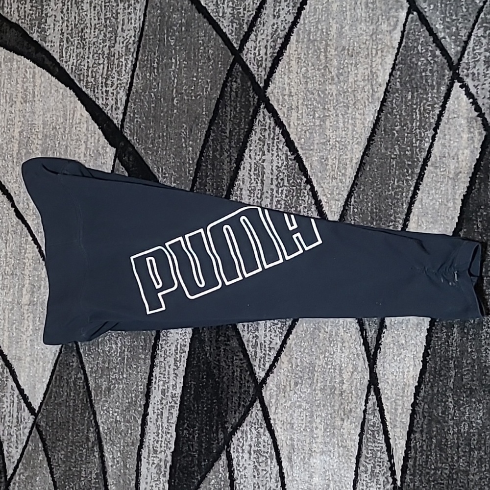 PUMA DRYCELL CROPPED SPORT LIFESTYLE RUCHED CROPPED LEGGINGS